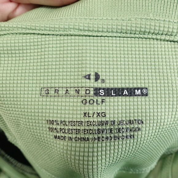 GRAND SLAM GOLF SHORT SLEEVE STRIPED POLYESTER POLO SHIRT MENS SIZE XL - Picture 6 of 6